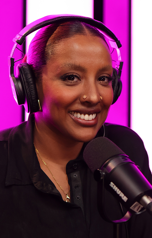 Profissional Layer Up com headfone e microfone